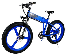 Электровелосипед Rover Monster 1 - 26", рама - 26", синий (345270) - Фото №2