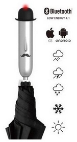 Зонт Opus One Smart Umbrella Black (337530) - Фото №5