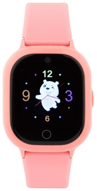 Часы умные детские ATRiX Smart Watch iQ800W Cam Touch GPS, розовые (366024)