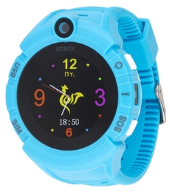 Часы умные детские ATRiX Smart Watch iQ700 GPS, синие (352448)