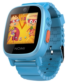 Часы умные детские Nomi Kids Heroes W2, синие (340825)