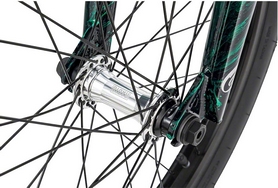 Велосипед BMX Radio Astron FS 2018 - 20", рама - 20,6", зелено-черный (01005100118-black/green splatter-2018) - Фото №2