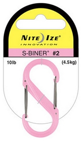 Карабин Nite Ize Plastic Carb S Biner S2 NI789, розовый (4823082709434) - Фото №2
