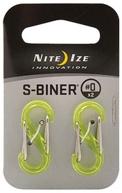 Комплект карабинов Nite Ize Plastic Carb S Biner S0 NI623, салатовый (4823082709625) - Фото №2