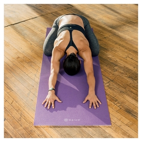 Килимок для йоги (йога-мат) Gaiam Yoga Mat Premium Printed 2017/2018 - фіолетовий, 5 мм (60526) - Фото №3
