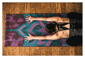 Килимок для йоги (йога-мат) Gaiam Yoga Mat Reversible 2017/2018, 5 мм (62031) - Фото №4