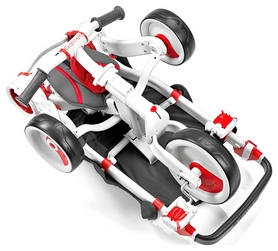 Велосипед детский трехколесный Galileo Strollcycle, красный (G-1001-R) - Фото №7