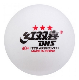 Набір м'ячів для настільного тенісу DHS Cell-Free 40+ мм 3 *, 6 шт (6901295010658) - Фото №2