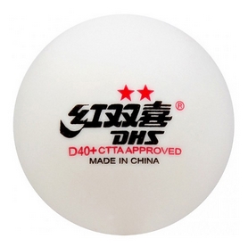 Набір м'ячів для настільного тенісу DHS Cell-Free Dual 40+ мм 2 *, 10 шт (6901295010733) - Фото №2