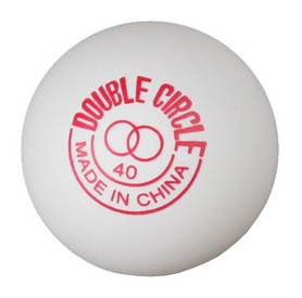 Набор мячей для настольного тенниса DHS Double Circle 40 мм, 6 шт (6901295020077) - Фото №2