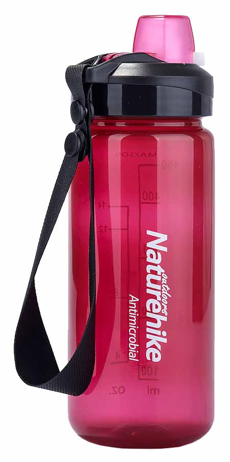 

Бутылка для воды спортивная Naturehike NH61A060-B Sport bottle - фиолетовая, 0,5 л (6927595721131), Фиолетовый