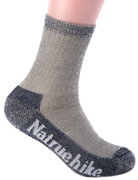 

Термоноски мужские Naturehike NH15A006-W, серые, Серый
