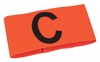 Повязка капитанская на липучке Select Captains Band Velcro, оранжевая (5703543691265)