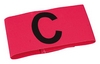 Повязка капитанская на липучке Select Captains Band Velcro, розовая (5703543691241)