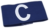 Пов'язка капітанська на липучці Select Captains Band Velcro, синя (5703543691227)