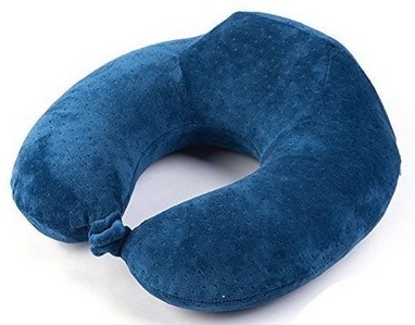 Подушка-підголовник Naturehike Memory Foam U-Shaped Pillow NH15T089-Z, темно-синя (6927595787373)