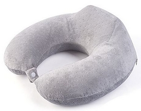 Подушка-підголовник Naturehike Memory Foam U-Shaped Pillow NH15T089-Z, сіра (6927595787380)