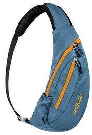 Рюкзак-сумка Naturehike Chest Bag NH23X008-K - оранжево-голубая, 6 л (6927595721063)