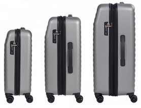 Набор чемоданов Wenger Lumen (20"+24"+28"), серый (604335) - Фото №3