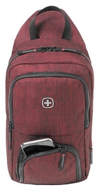 Рюкзак городской для ноутбука Wenger Console Cross Body Bag - бордово-серый, 8 л (605030) - Фото №3