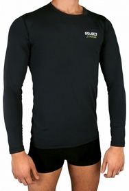 Термофутболка с длинным рукавом компрессионная мужская Select Compression T-Shirt L/S 6901 (5703543128389)