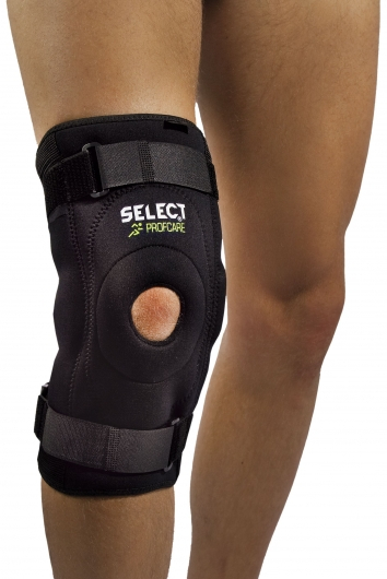 

Наколенник с открытой чашкой Select Knee Support With Side Splints 6204 (5703543561230), Черный