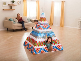 Домик игрушечный (палатка) Intex "Виг-Вам" - разноцветный, 122х122х157 см (48629) - Фото №2