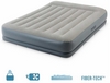 Кровать надувная двуспальная со встроенным насосом Intex V64118 - серо-синяя, 152x203x30 см (64118) - Фото №2