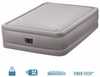 Кровать надувная двуспальная со встроенным насосом Intex V64470 - серый, 152х203х51 см (64470) - Фото №2