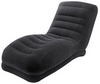 Кресло надувное (шезлонг) Intex - черное, 86х170х94 см (68595)