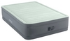 Кровать надувная двуспальная со встроенным насосом Intex V64906 - оливково-серый, 152-203-46 см (64906)