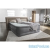 Кровать надувная двуспальная со встроенным насосом Intex V64906 - оливково-серый, 152-203-46 см (64906) - Фото №4