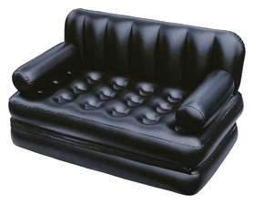 Диван-кровать надувной двухместный 5 в 1 Bestway, черный (75039SIC)