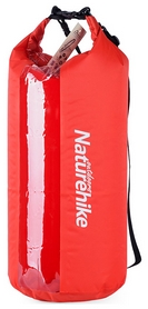 Гермомешок с прозрачной вставкой Naturehike NH15S005-D - красный, 20 л
