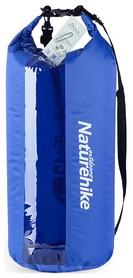 Гермомішок з прозорою вставкою Naturehike NH15S005-D - синій, 60 л