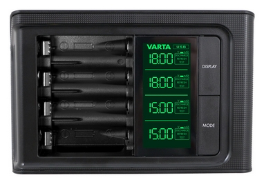 Устройство зарядное Varta LCD Smart Charger (57674101441)