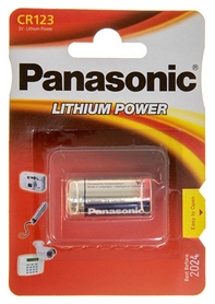 Батарейка Panasonic CR-123 Lithium, 1 шт (CR-123AL/1BP)