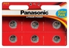 Батарейки Panasonic CR-2016 Lithium, 6 шт (CR-2016EL/6B)
