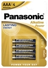 Батарейки Panasonic Alkaline Power AAA, 4 шт (LR03REB/4BPR)