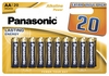 Батарейки Panasonic Alkaline Power AA, 20 шт (LR6REB/20BW)
