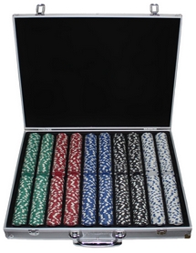 Набор для игры в покер Duke CG-111000, 1000 фишек
