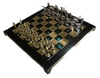Шахматы Manopoulos «Геркулес и Полубоги Олимпа» - зеленые, 36х36 см (S7GREEN)