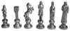 Шахматы Manopoulos «Ренессанс-рыцари» - красные, 36х36 см (S9RED) - Фото №4
