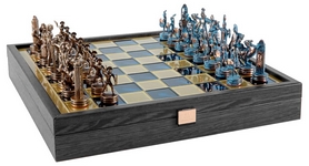 Шахматы Manopoulos «Греческая мифология» - синие, 34х34 см (SK4BBLU)