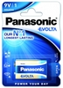 Батарейка Panasonic Evolta 6LR61 BLI Alkaline (6LR61EGE/1BP)