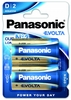 Батарейки Panasonic Evolta D BLI Alkaline, 2 шт (LR20EGE/2BP)