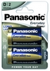 Батарейки Panasonic EveryDay Power D BLI Alkaline, 2 шт (LR20REE / 2BR)