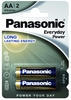 Батарейки Panasonic EveryDay Power AA BLI Alkaline, 2 шт (LR6REE / 2BR)