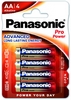 Батарейки Panasonic Pro Power AA BLI Alkaline, 4 шт (LR6XEG/4BP)