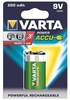 Акумуляторы Varta Rechargeale Accu 6F22 9V 200 mAh Bli 1 Ni-Mh (Ready 2 Use) (56722101401)